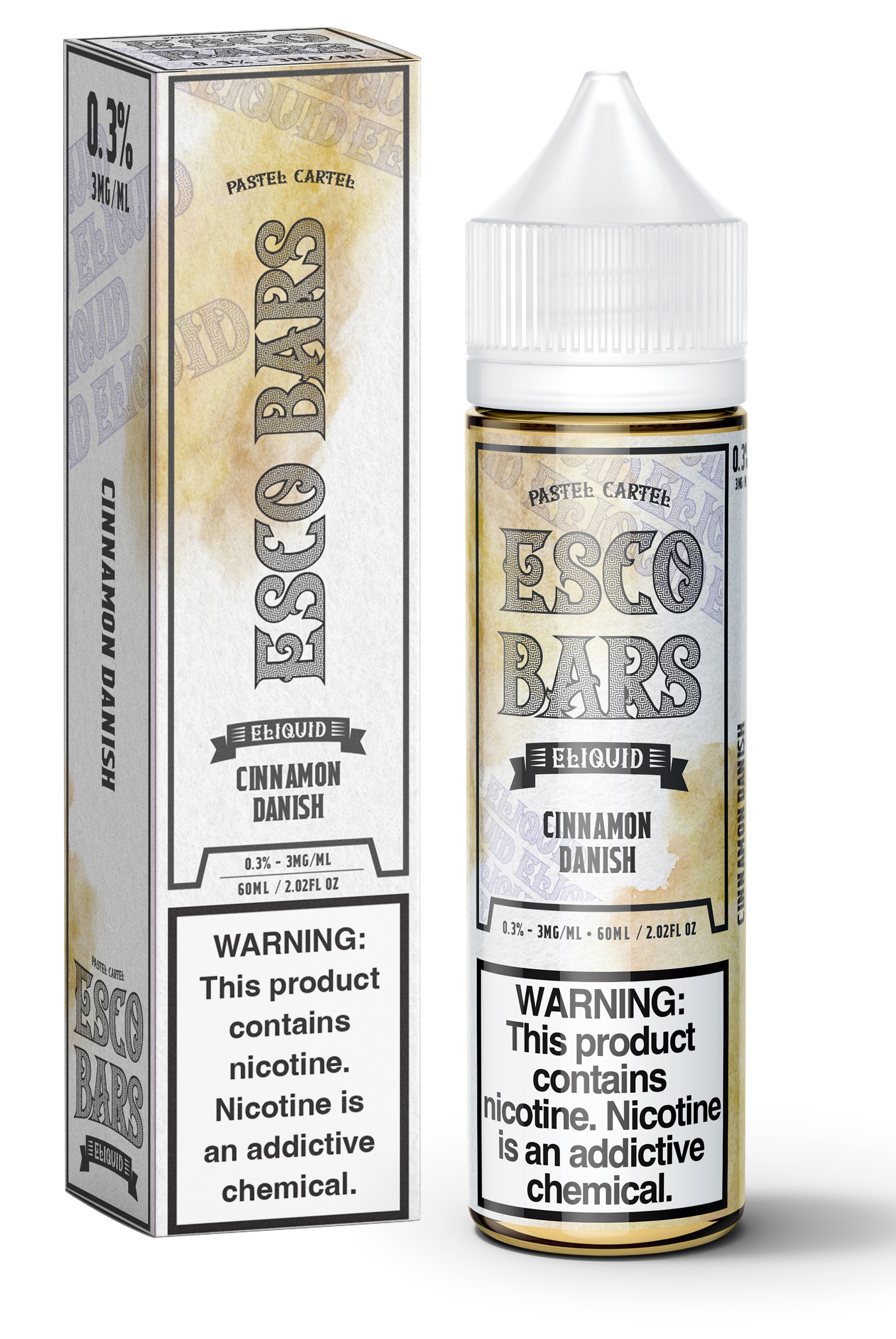 Esco Bars Synthetic Cinnamon Danish 60mL